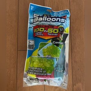 Fill and Tie 100 in 60 seconds Water Balloons Brand New Pack